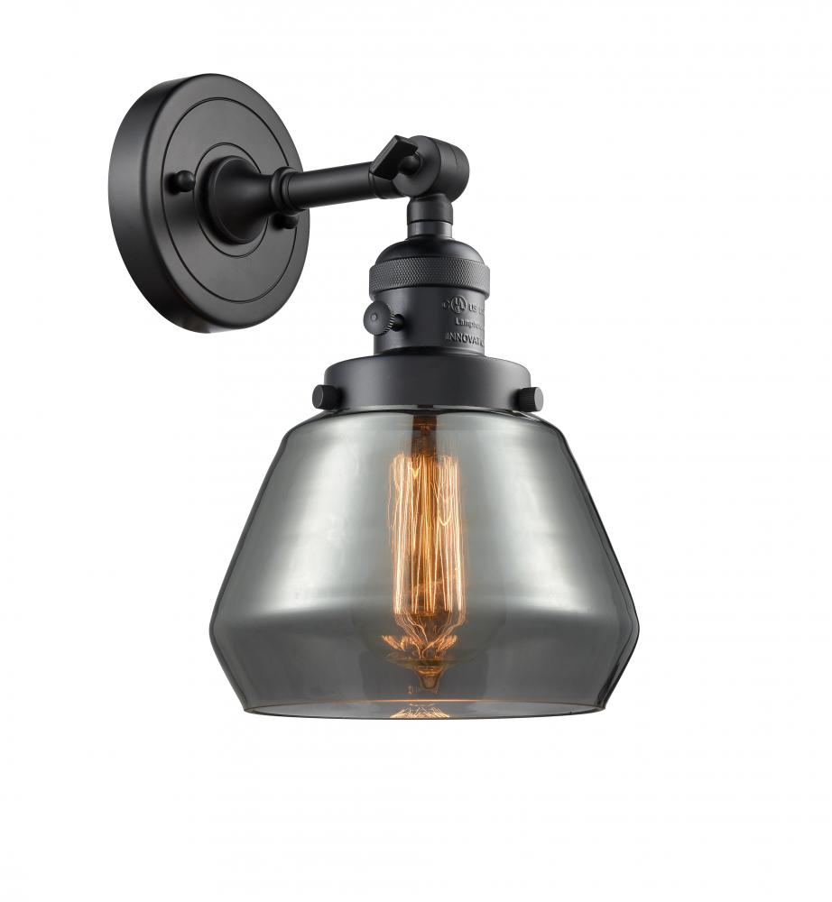 Fulton - 1 Light - 7 inch - Matte Black - Sconce