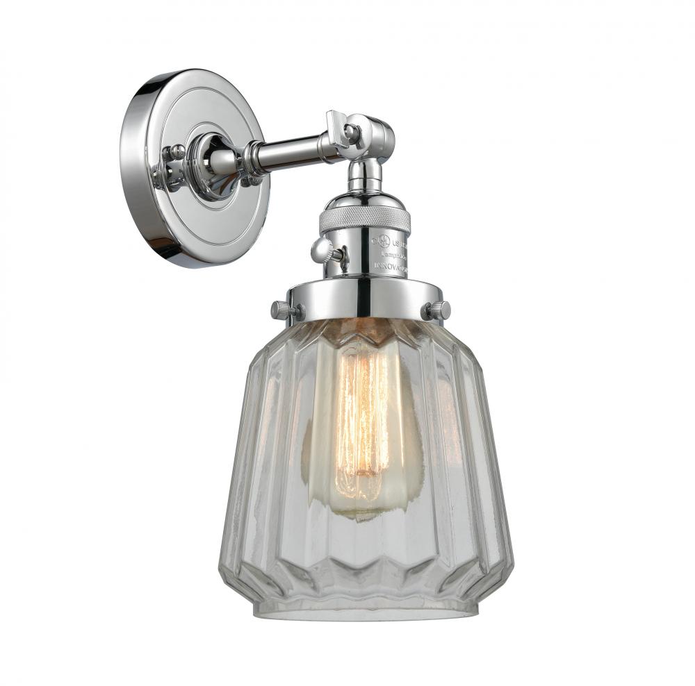 Chatham - 1 Light - 7 inch - Polished Chrome - Sconce