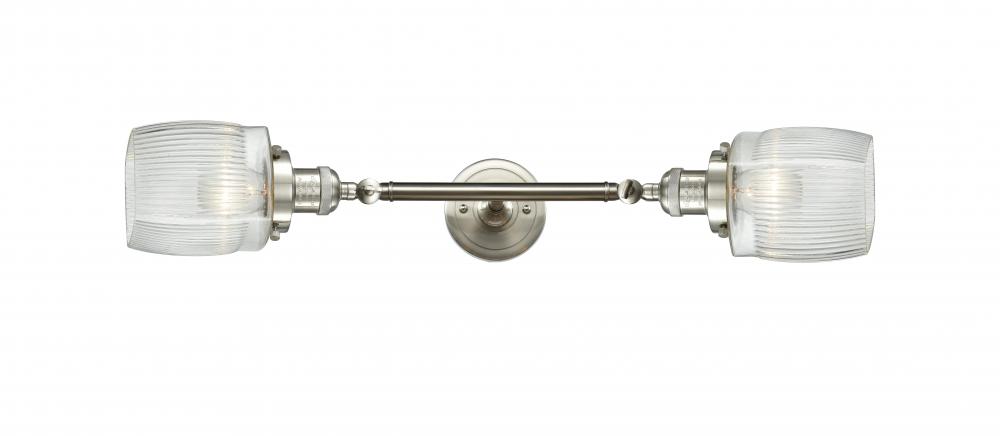 Colton - 2 Light - 6 inch - Brushed Satin Nickel - Bath Vanity Light