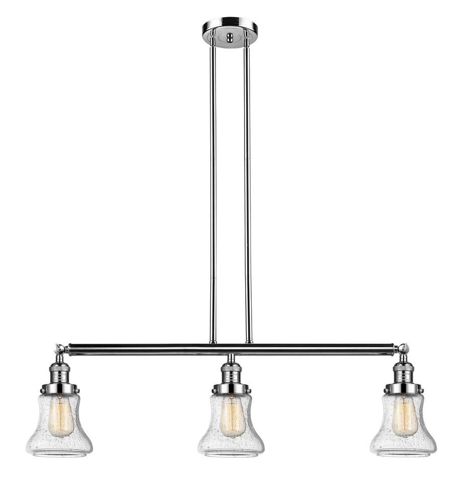 Bellmont - 3 Light - 39 inch - Polished Nickel - Stem Hung - Island Light