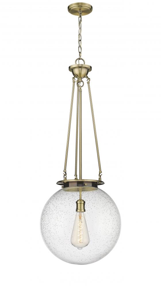 Beacon - 1 Light - 16 inch - Antique Brass - Chain Hung - Pendant