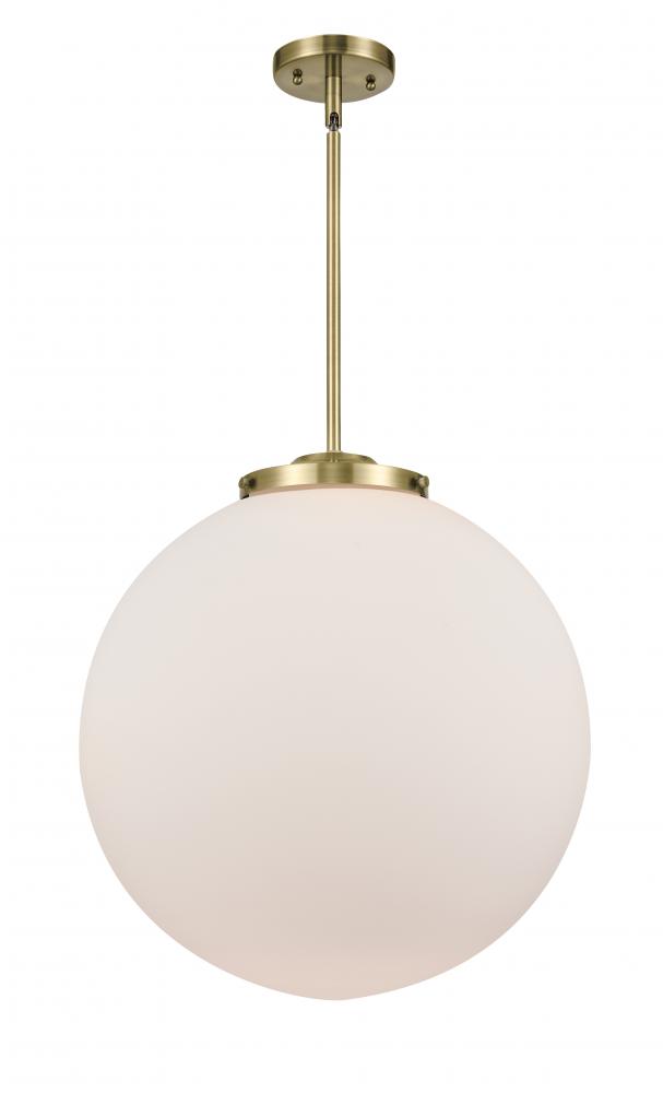 Beacon - 1 Light - 18 inch - Antique Brass - Stem Hung - Pendant