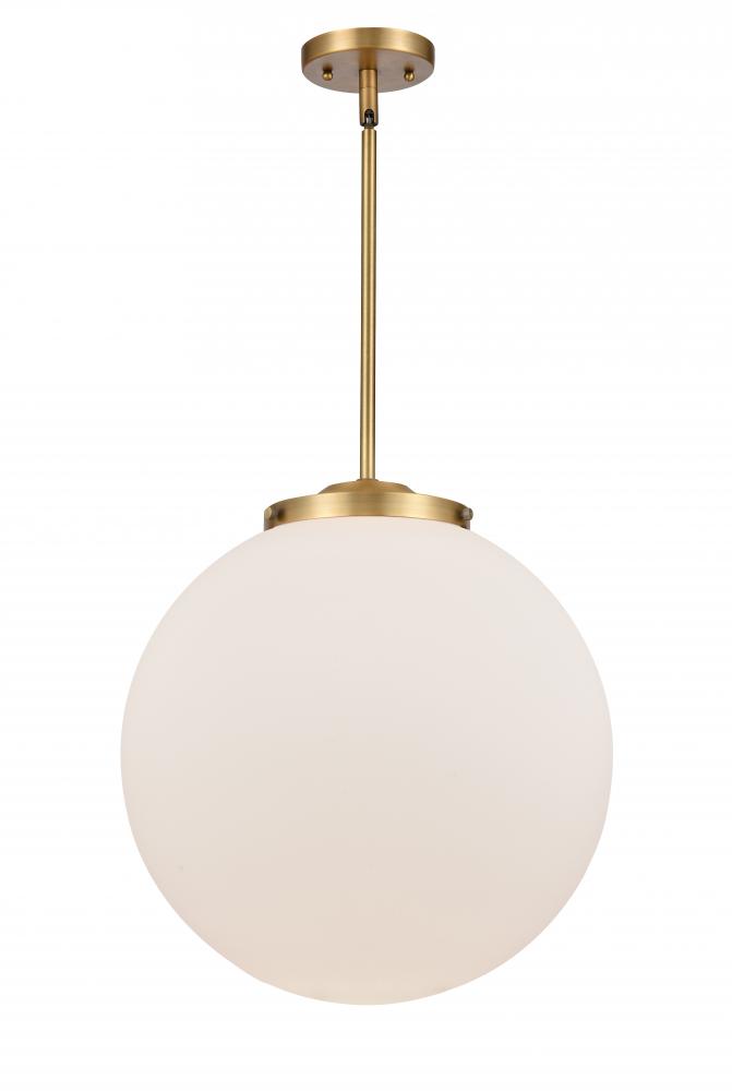 Beacon - 1 Light - 16 inch - Brushed Brass - Stem Hung - Pendant