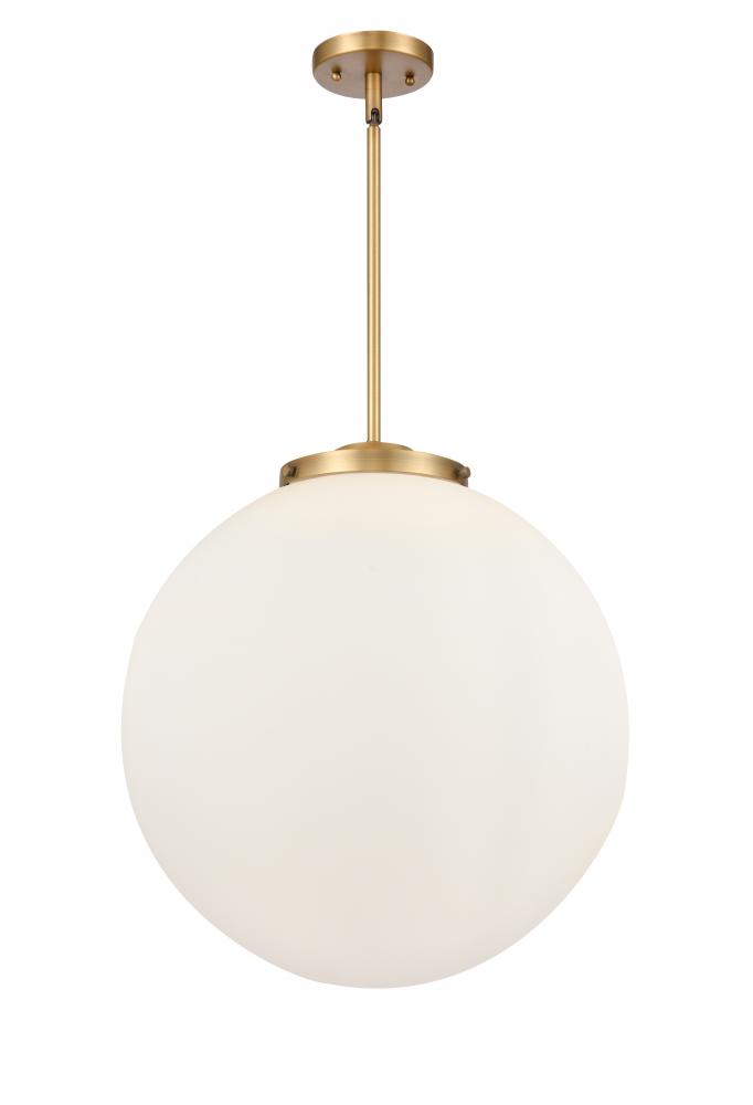 Beacon - 3 Light - 18 inch - Brushed Brass - Cord hung - Pendant