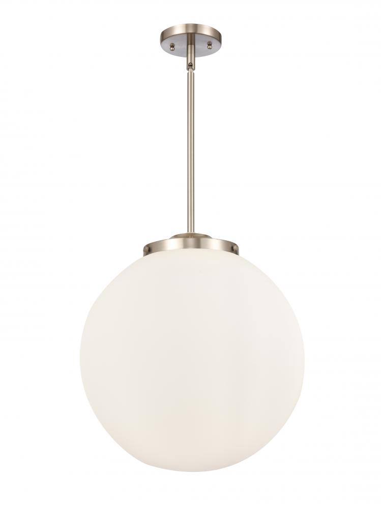 Beacon - 3 Light - 16 inch - Brushed Satin Nickel - Cord hung - Pendant