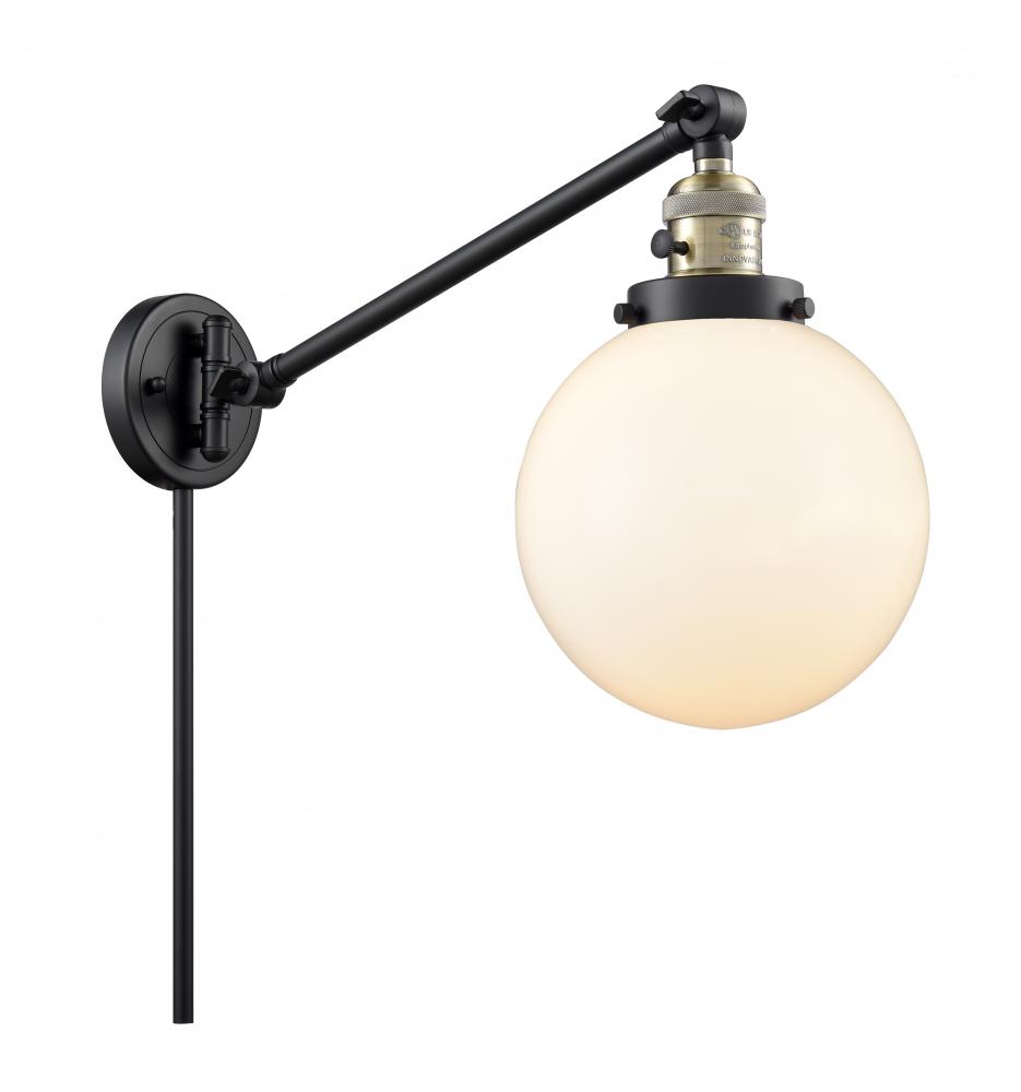 Beacon - 1 Light - 8 inch - Black Antique Brass - Swing Arm