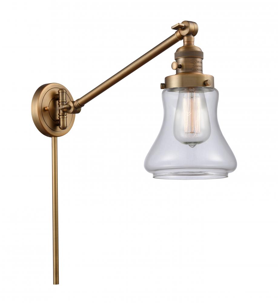 Bellmont - 1 Light - 8 inch - Brushed Brass - Swing Arm