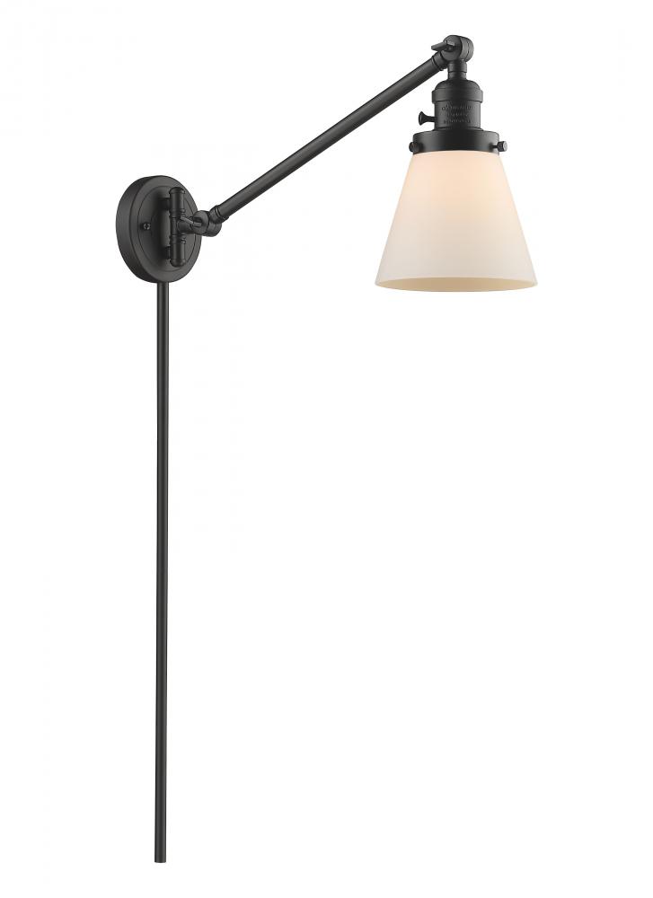 Cone - 1 Light - 8 inch - Oil Rubbed Bronze - Swing Arm