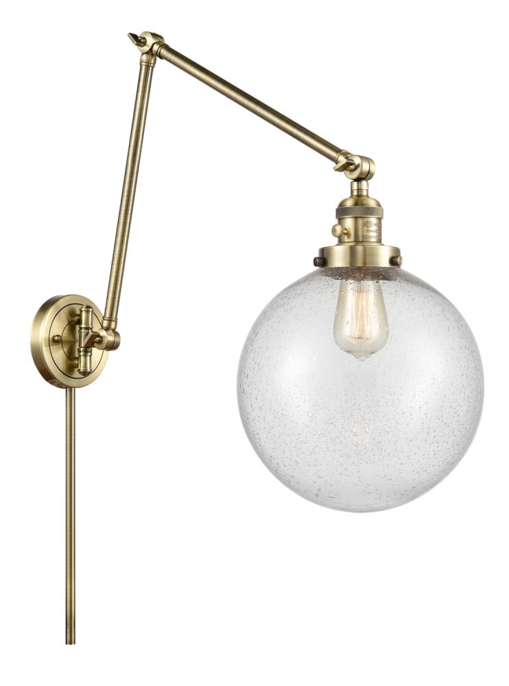 Beacon - 1 Light - 10 inch - Antique Brass - Swing Arm