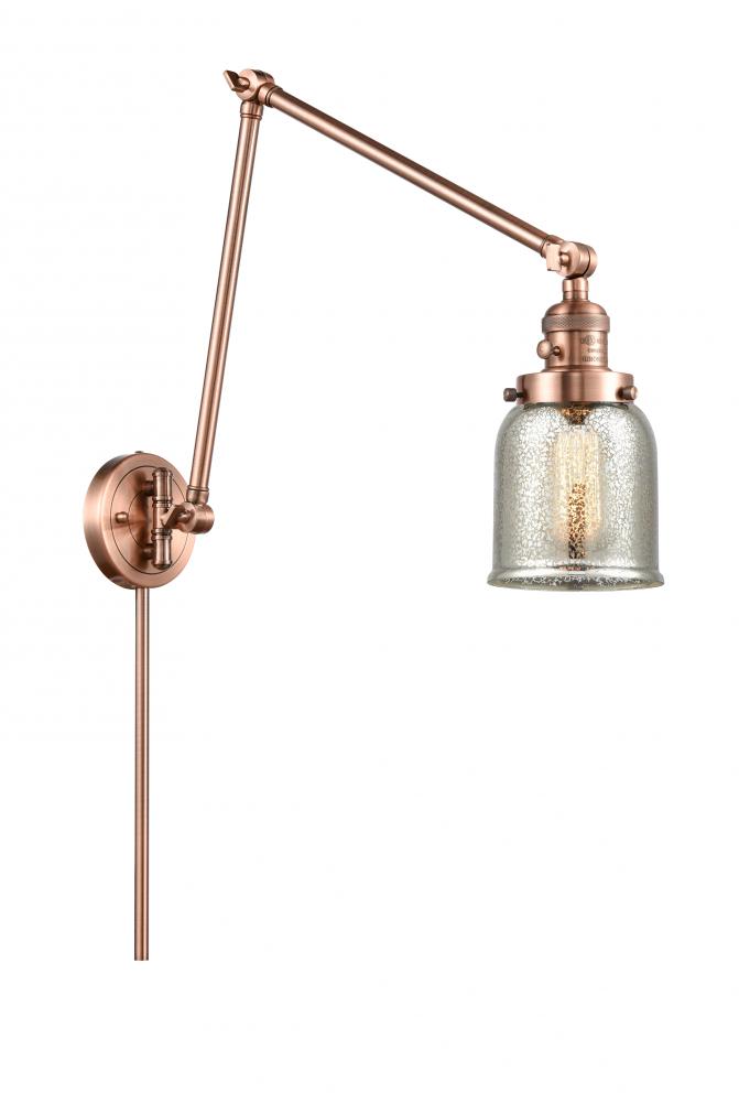 Bell - 1 Light - 8 inch - Antique Copper - Swing Arm