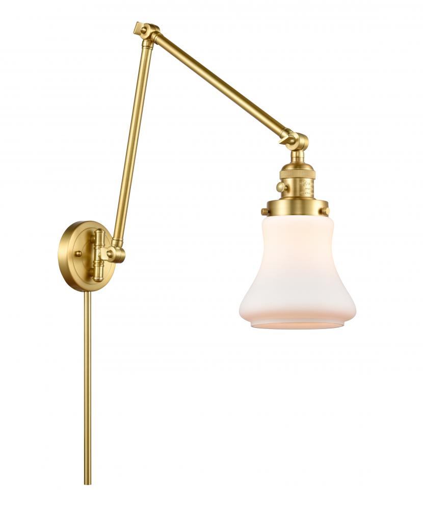 Bellmont - 1 Light - 8 inch - Satin Gold - Swing Arm