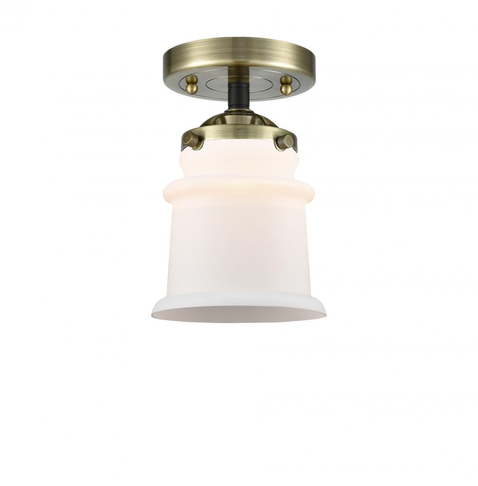 Canton - 1 Light - 5 inch - Brushed Satin Nickel - Semi-Flush Mount