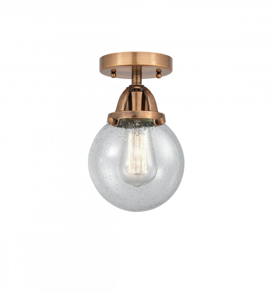 Beacon - 1 Light - 6 inch - Antique Copper - Semi-Flush Mount