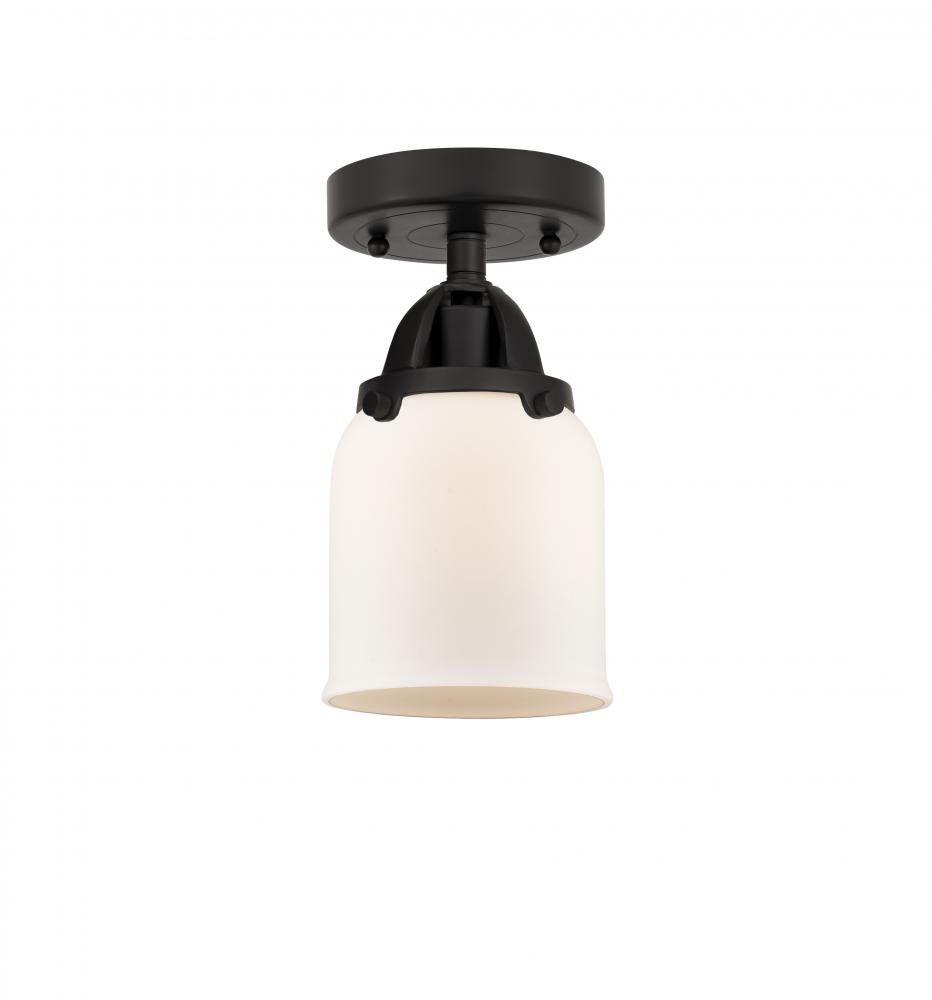 Bell - 1 Light - 5 inch - Matte Black - Semi-Flush Mount