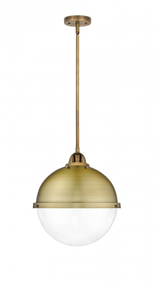 Hampden - 1 Light - 13 inch - Brushed Brass - Cord hung - Pendant