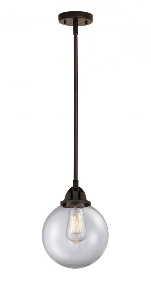 Beacon - 1 Light - 8 inch - Oil Rubbed Bronze - Cord hung - Mini Pendant