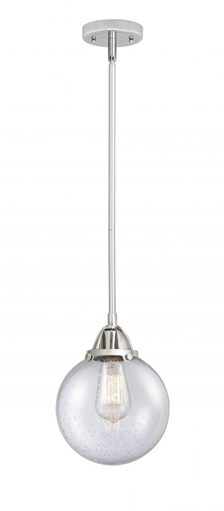 Beacon - 1 Light - 8 inch - Polished Chrome - Cord hung - Mini Pendant