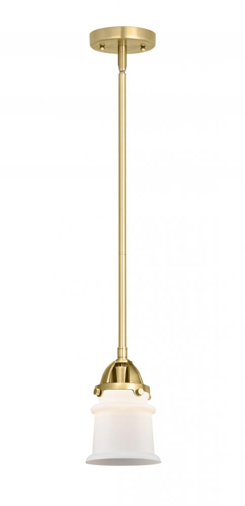 Canton - 1 Light - 5 inch - Satin Gold - Cord hung - Mini Pendant