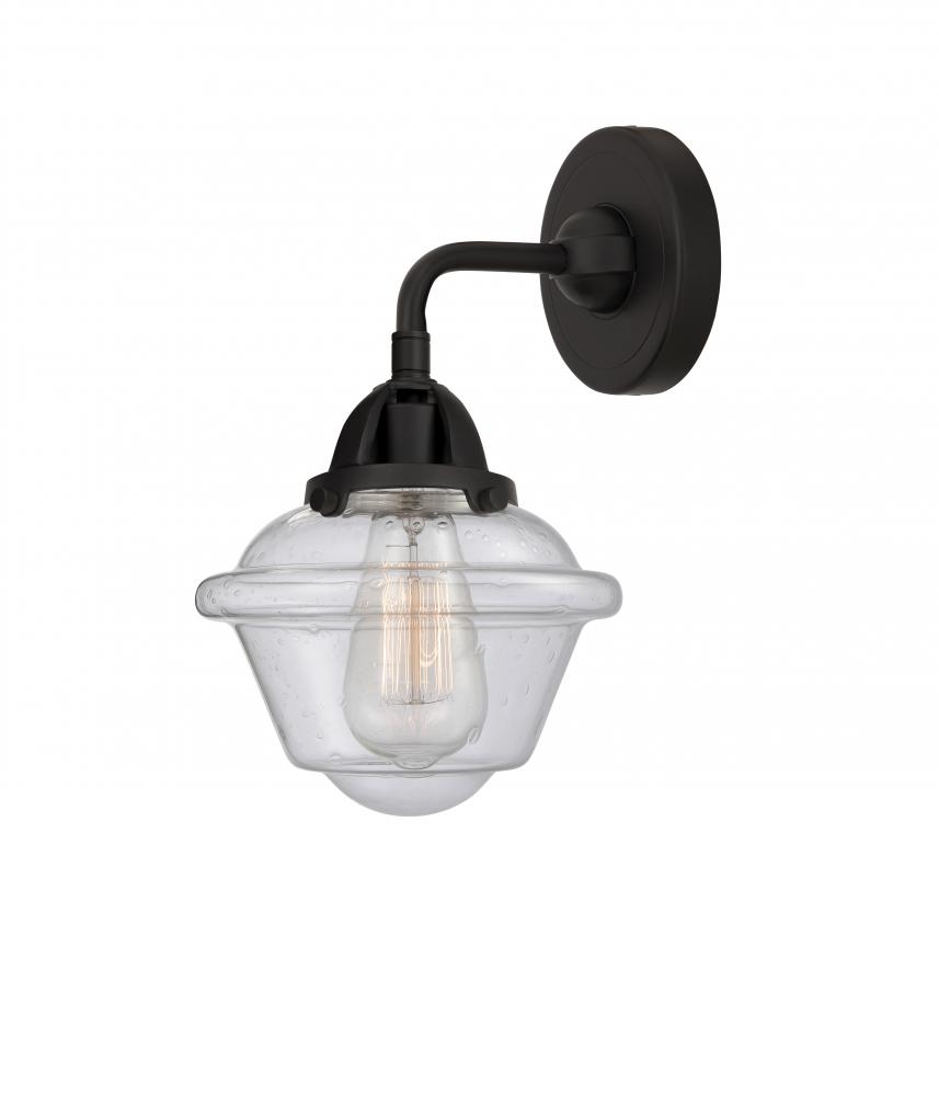 Oxford - 1 Light - 8 inch - Matte Black - Sconce