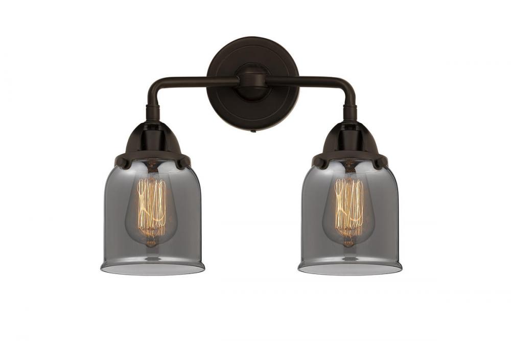 Bell - 2 Light - 13 inch - Oil Rubbed Bronze - Bath Vanity Light