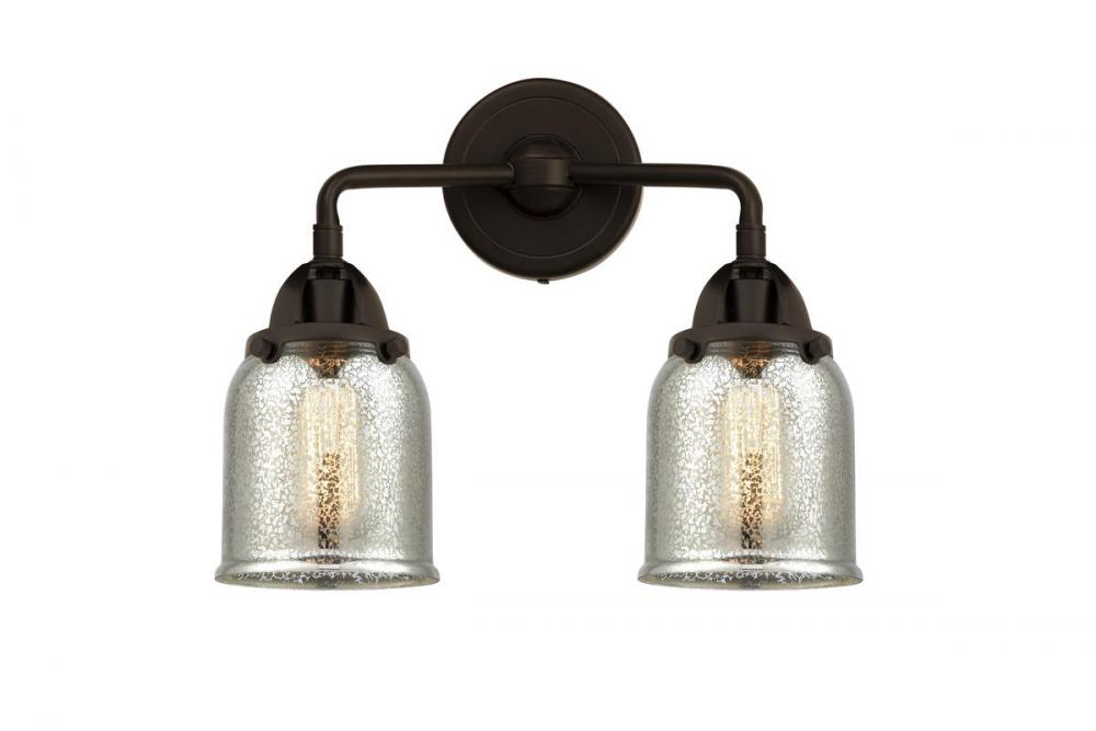 Bell - 2 Light - 13 inch - Oil Rubbed Bronze - Bath Vanity Light