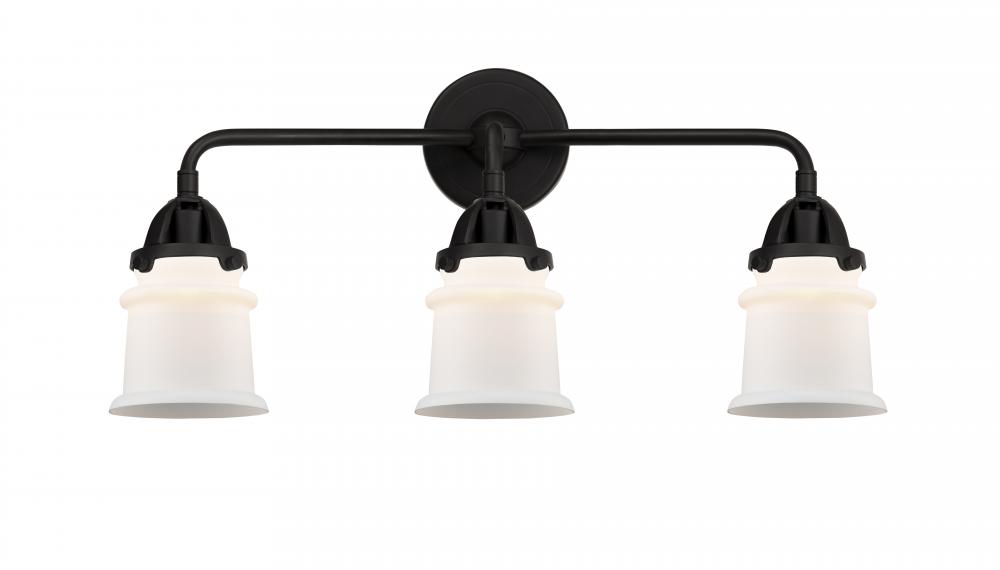 Canton - 3 Light - 23 inch - Black Polished Nickel - Bath Vanity Light