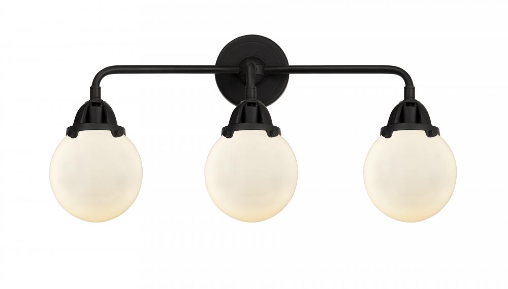 Beacon - 3 Light - 24 inch - Black Antique Brass - Bath Vanity Light