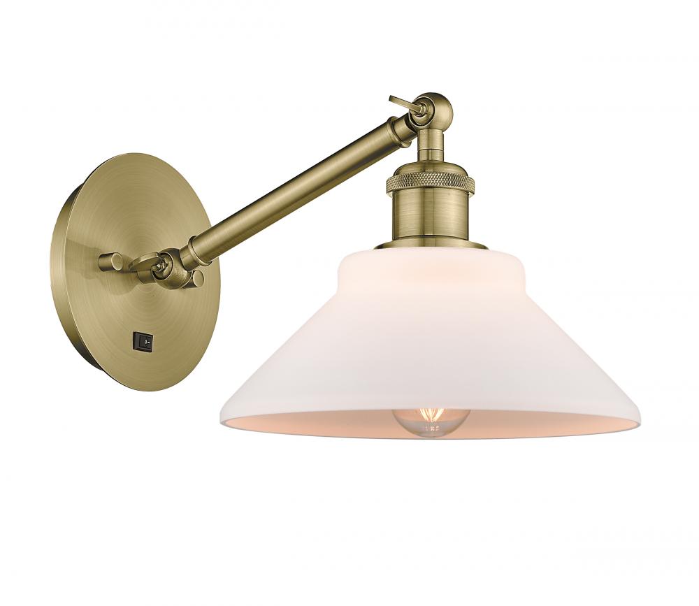 Orwell - 1 Light - 8 inch - Brushed Satin Nickel - Sconce