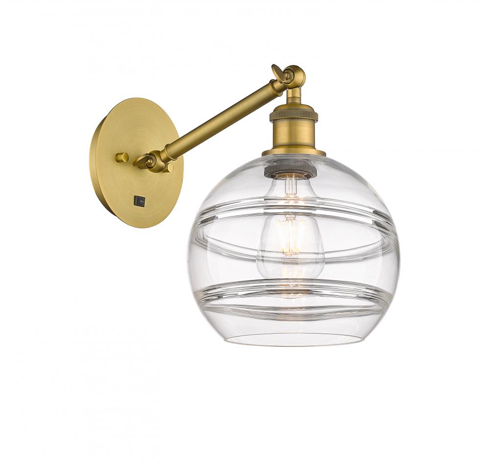 Rochester - 1 Light - 8 inch - Brushed Brass - Sconce