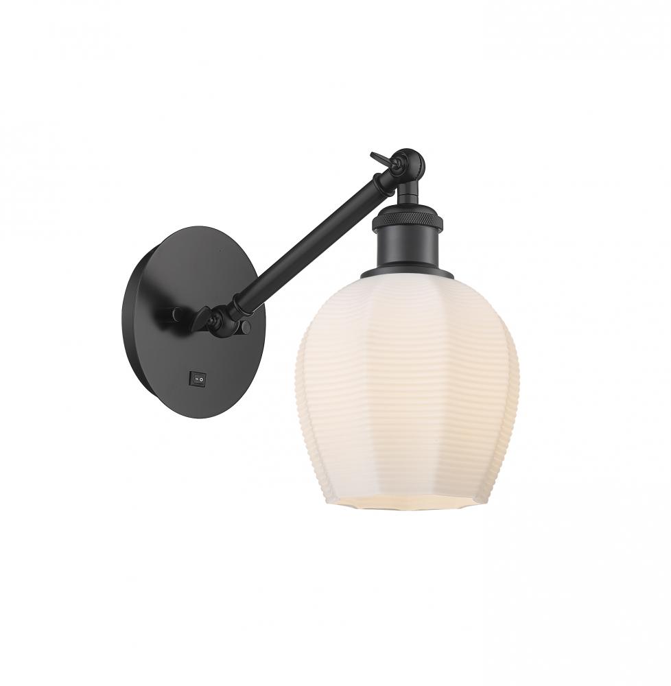 Norfolk - 1 Light - 6 inch - Matte Black - Sconce