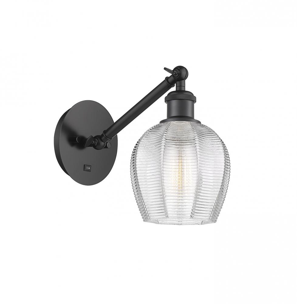 Norfolk - 1 Light - 6 inch - Matte Black - Sconce