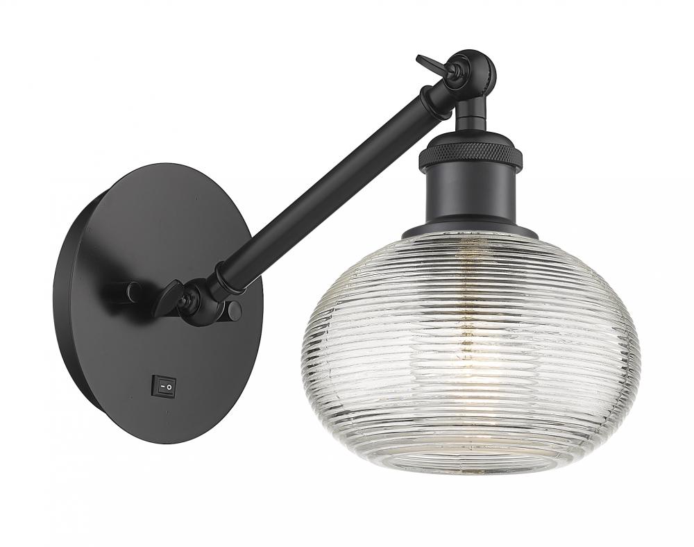 Ithaca - 1 Light - 6 inch - Matte Black - Sconce