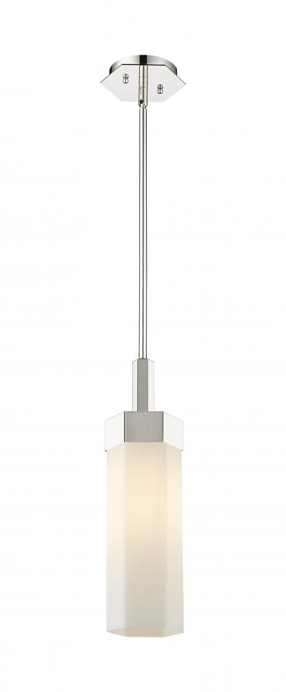 Claverack - 1 Light - 6 inch - Polished Nickel - Pendant