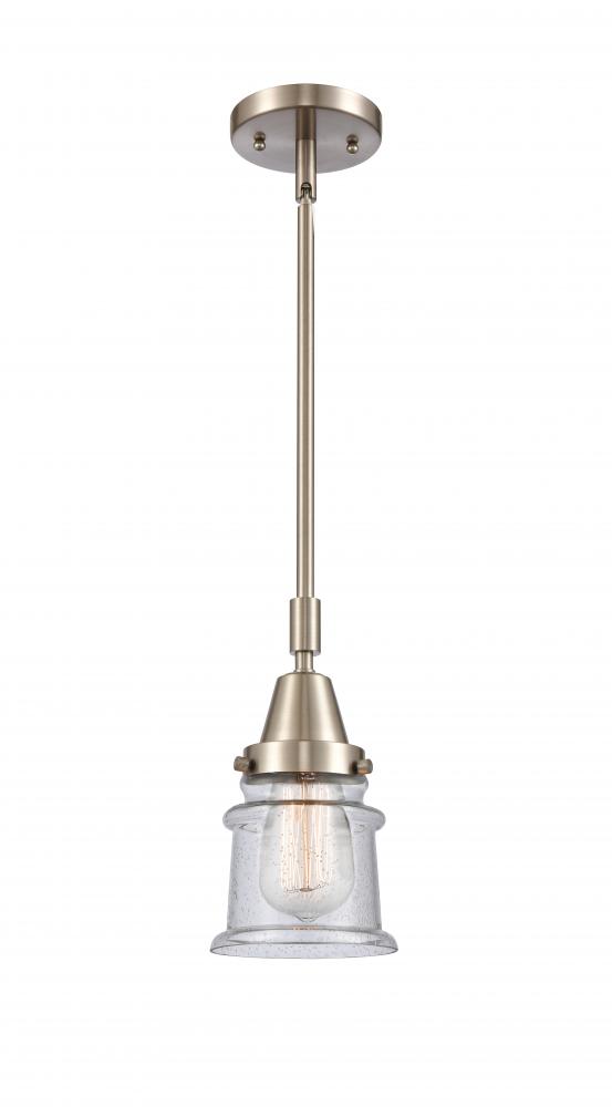 Canton - 1 Light - 7 inch - Brushed Satin Nickel - Mini Pendant