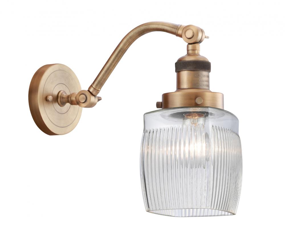 Colton - 1 Light - 6 inch - Brushed Brass - Sconce