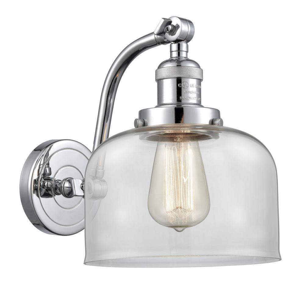 Bell - 1 Light - 8 inch - Polished Chrome - Sconce