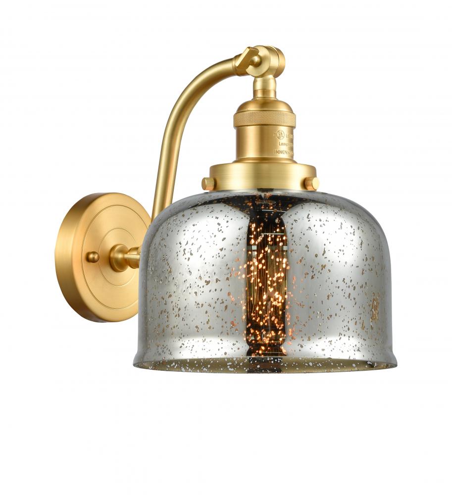 Bell - 1 Light - 8 inch - Satin Gold - Sconce