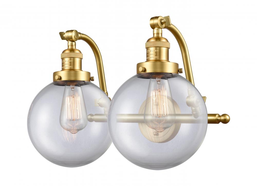 Beacon - 2 Light - 18 inch - Satin Gold - Bath Vanity Light