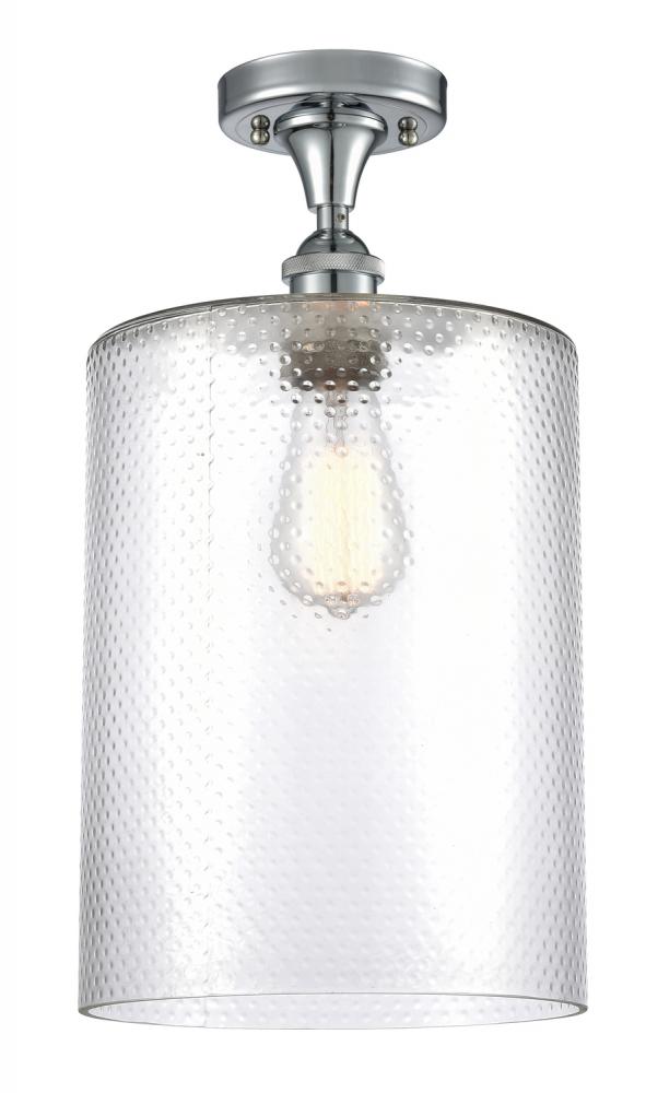 Cobbleskill - 1 Light - 9 inch - Polished Chrome - Semi-Flush Mount