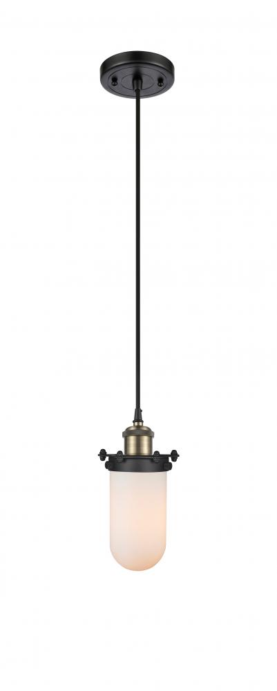 Kingsbury - 1 Light - 4 inch - Black Antique Brass - Cord hung - Mini Pendant