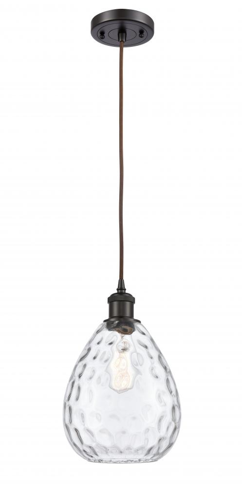 Waverly - 1 Light - 8 inch - Oil Rubbed Bronze - Cord hung - Mini Pendant