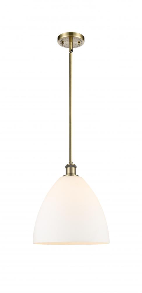 Bristol - 1 Light - 12 inch - Antique Brass - Mini Pendant