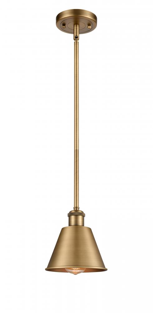 Smithfield - 1 Light - 7 inch - Brushed Brass - Mini Pendant