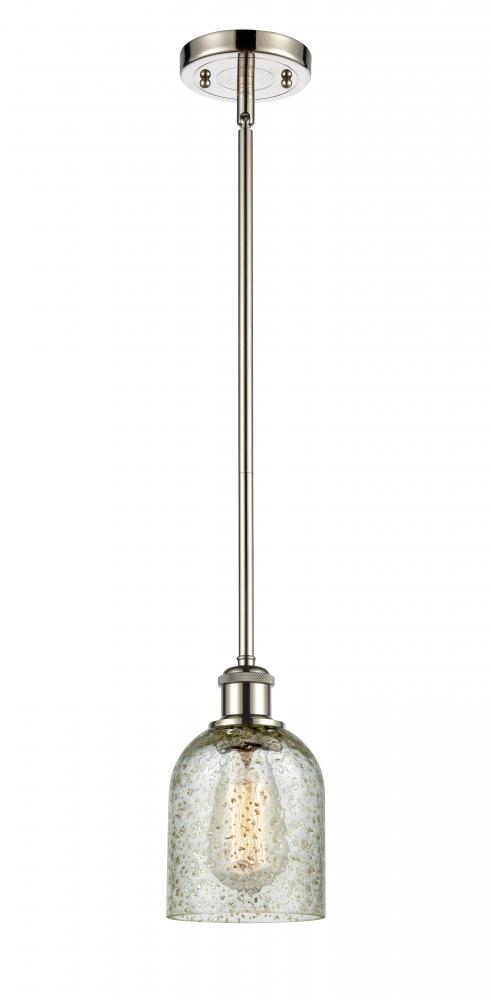 Caledonia - 1 Light - 5 inch - Polished Nickel - Mini Pendant