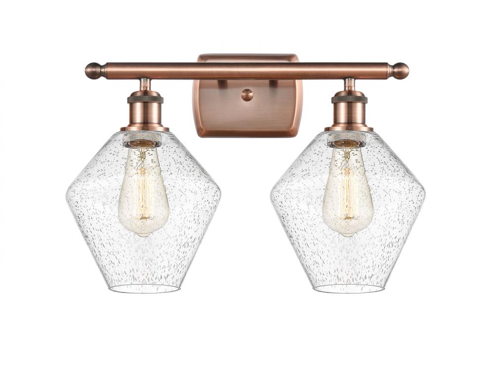 Cindyrella - 2 Light - 18 inch - Antique Copper - Bath Vanity Light