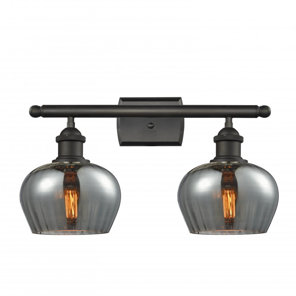 Fenton - 2 Light - 17 inch - Oil Rubbed Bronze - Bath Vanity Light