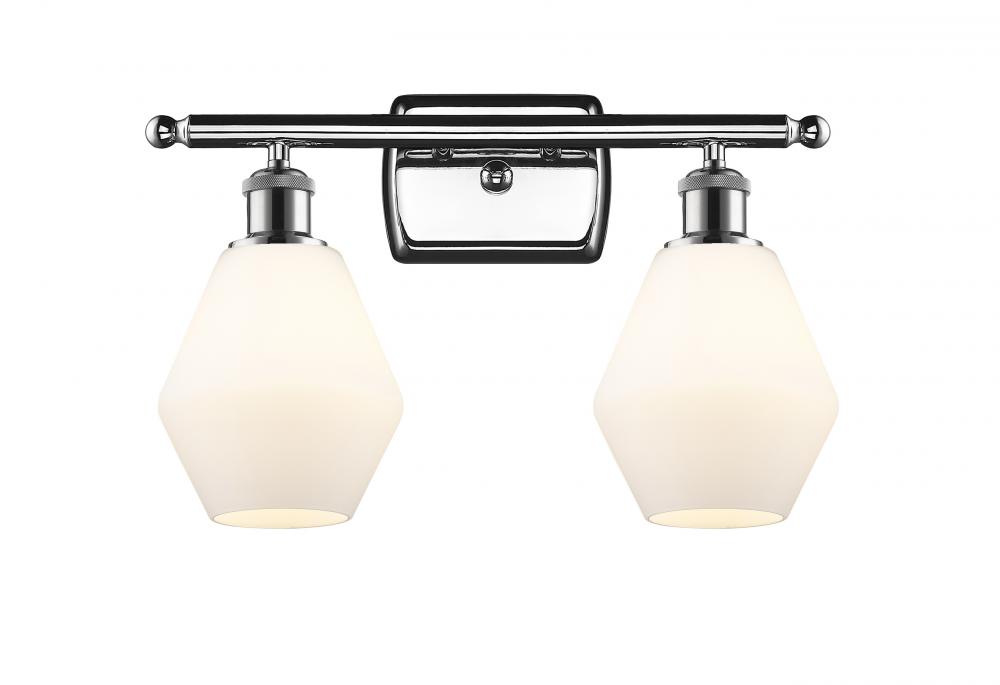 Cindyrella - 2 Light - 16 inch - Polished Chrome - Bath Vanity Light