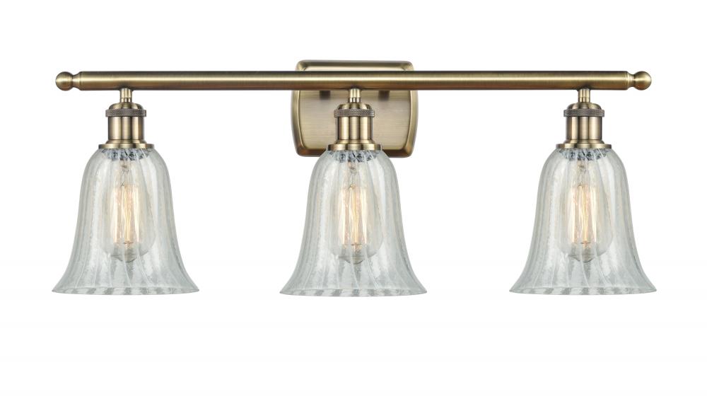 Hanover - 3 Light - 26 inch - Antique Brass - Bath Vanity Light