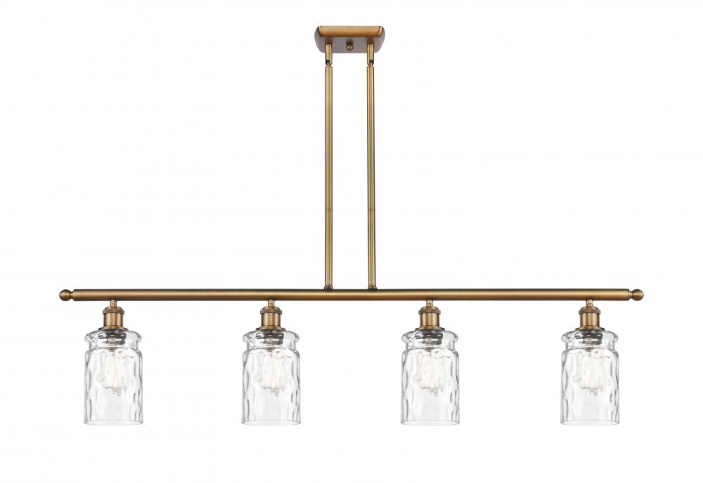 Candor - 4 Light - 48 inch - Brushed Brass - Cord hung - Island Light