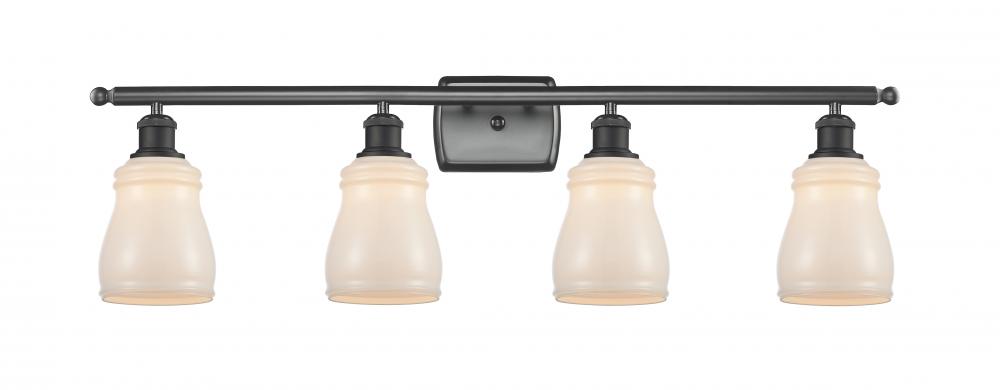 Ellery - 4 Light - 35 inch - Matte Black - Bath Vanity Light